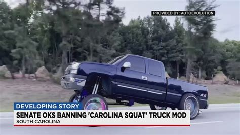 Sc Senate Oks Banning Carolina Squat Truck Modification Youtube