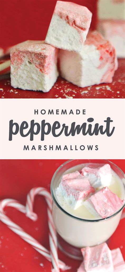 Homemade Peppermint Marshmallows Living Well Spending Less