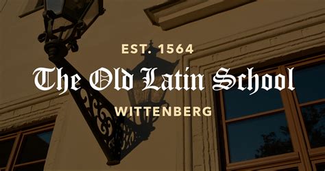 The Old Latin School Wittenberg