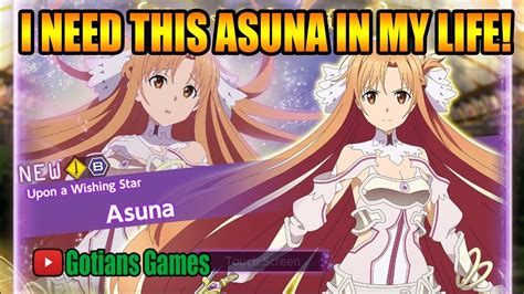 new upon a wishing star stacia asuna i need her sword art online alicization rising steel