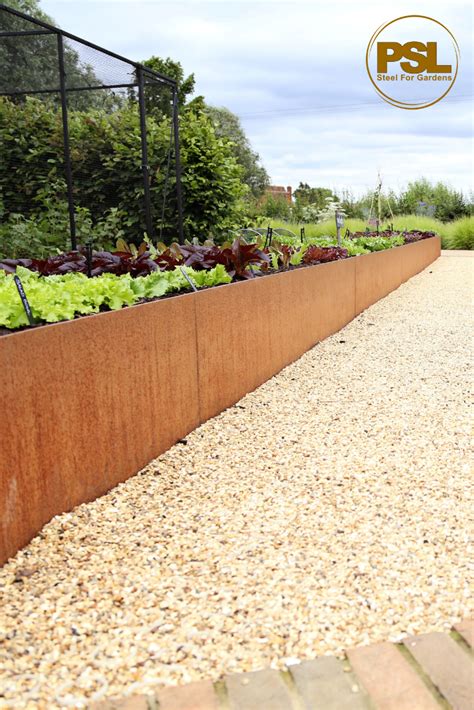 Corten Raised Vegetabled Bed By Steel For Gardens Urban Garden