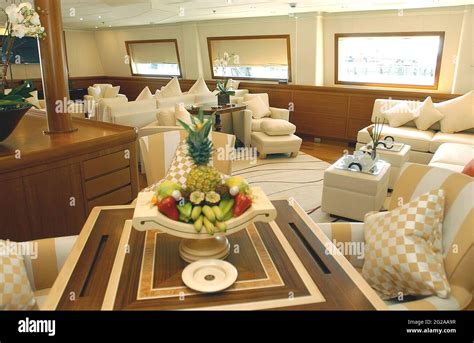 The Lounge Aboard Mirabella V The World Largest Single Masted Yacht