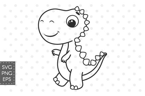 Dinosaur SVG Baby Dino SVG PNG Cute Dinosaur 1268709