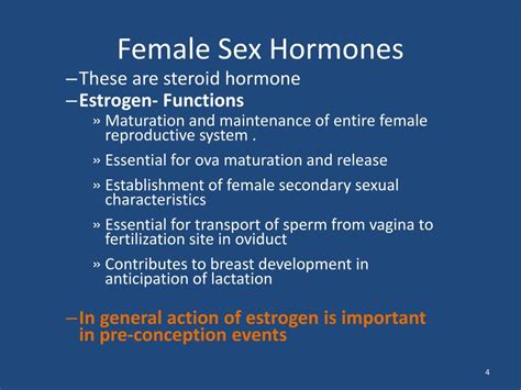 Ppt Female R Eproductive Physiology And Menstrual Cycle Powerpoint