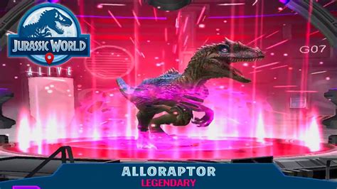 Alloraptor Is Underrated Legendary Alloraptor Showcase Jurassic World Alive 111 Youtube