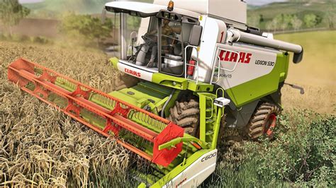 Claas Lexion 500 Serie V1000 Fs19 Farming Simulator 19 Mod Fs19 Mod