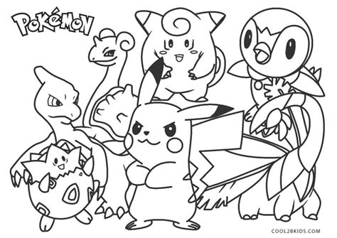Pokemon Group Coloring Sheets Coloring Pages