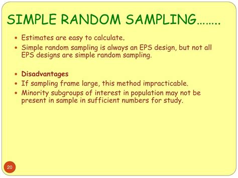 Simple Random Sampling Method Ppt Fundamentals Of Sampling Method