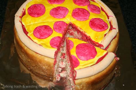 How to make a pizza birthday cake with grated white chocolate. Pizza Birthday cake... nom.. nom.. nom.... | Now thats Peachy