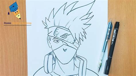 How To Draw Kakashi Step By Step Easy