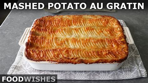 Mashed Potato Au Gratin Food Wishes Youtube