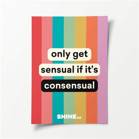 consent safer sex poster shine sa