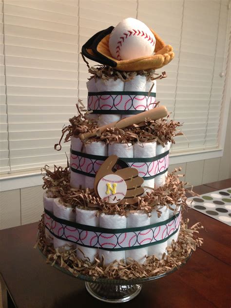 Baby Shower Cakes Baseball Theme Designcastdubai