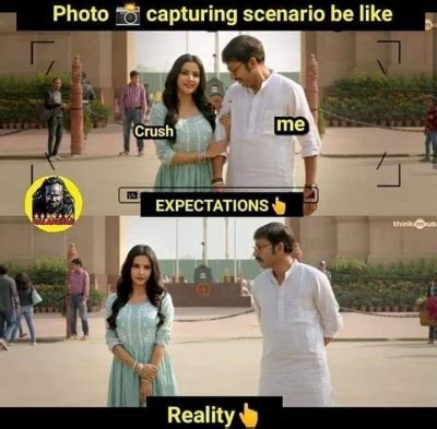 Photo Capturing With Crush Expectation Vs Reality Meme Tamil Memes