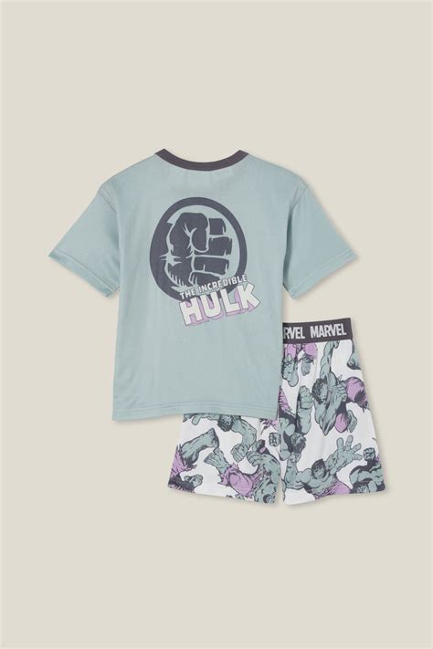 Hulk Damon Short Sleeve Pyjama Set License