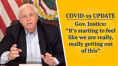 Covid 19 Update Gov Justice “its Starting To Feel Like We Are