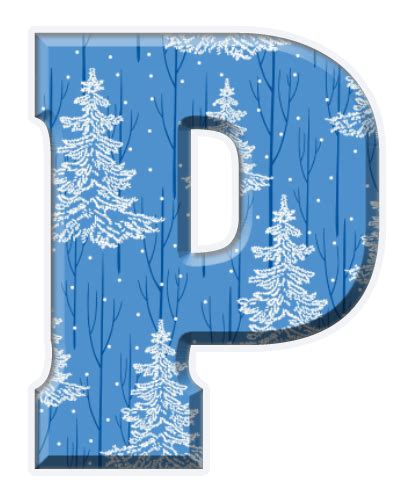 The english alphabet consists of 26 letters: P.. ‿ | Christmas alphabet, Alphabet and numbers, Winter wonderland