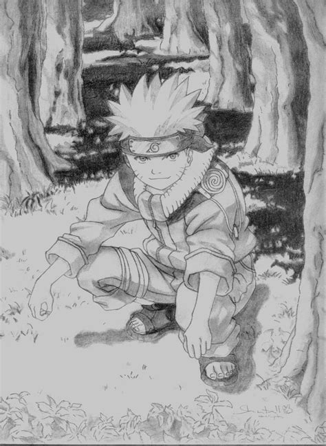 Dibujos Blanco Y Negro De Naruto Imagui