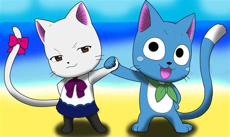 coloring hand in hand happy x carla by dlynk on deviantart fairy tail happy fairy tail