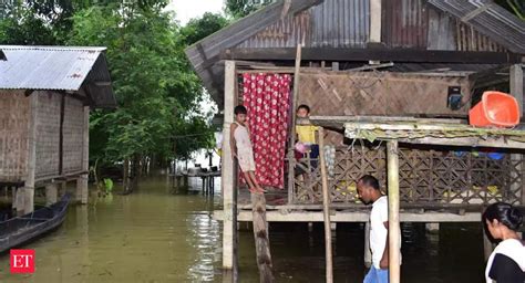 Assam Flood Situation Deteriorates Over 225 Lakh People Affected