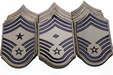 Us Air Force Obsolete Chief Master Sergeant Rank Uniform Stripes