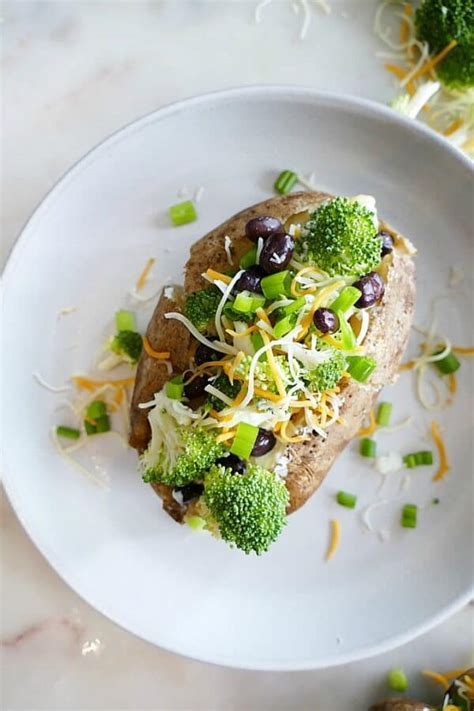 Maybe you would like to learn more about one of these? Baked Potato Bar with Healthy Toppings - It's a Veg World ...