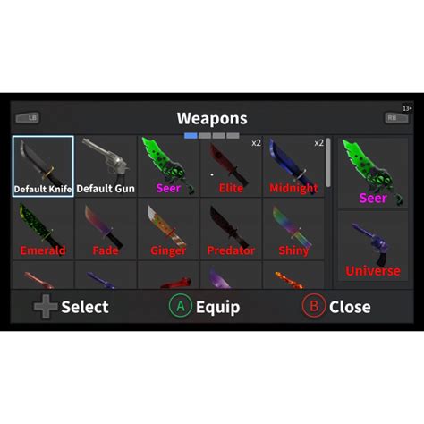 If so, then the mm2 value list is perfect for what you are … Collectibles | Roblox| MM2 Ginger Knife - In-Game Items ...
