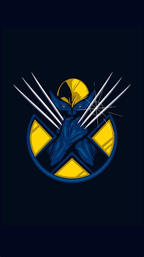 4483 views | 8771 downloads. Wolverine Logo iPhone Wallpaper - iPhone Wallpapers : iPhone Wallpapers
