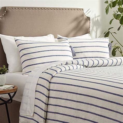 Find great deals on farmhouse duvet covers at kohl's today! Amazon.com: Stone & Beam Modern Farmhouse Striped Duvet ...