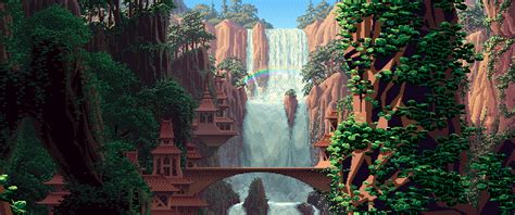 Landscape Pixel Art Wallpapers Wallpaper Cave