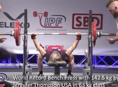 womens bench world record banch sdt