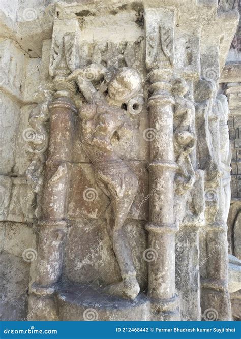 One Of The Sculptures From The Khajuraho Temples Stock Photo Image Of