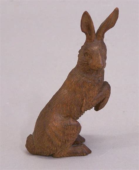 Price My Item Value Of Vintage Hand Carved Wooden Rabbit C 1940