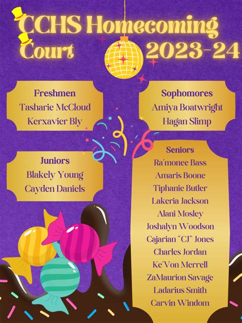 2023 24 Homecoming Court Crisp County High School