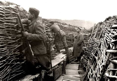 Preserved Ww1 Trenches Near Vimy Ridge In Northern France Photo From