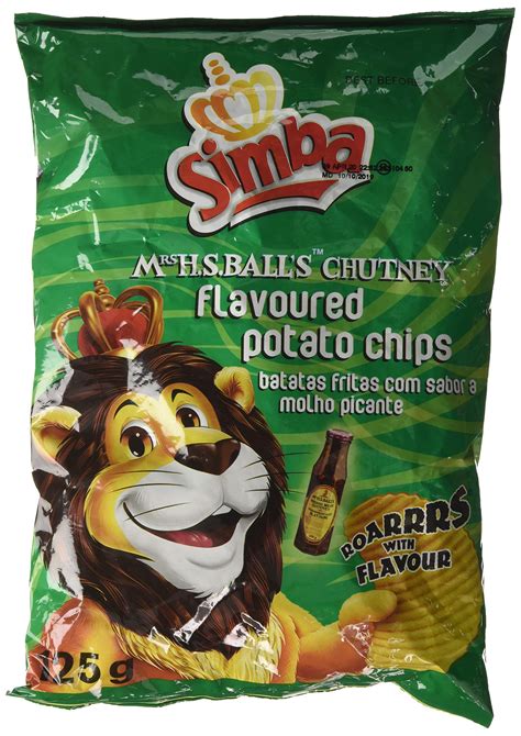 Buy Simba Mrs Balls Chutney Flavoured Potato Chips 125g Online At Desertcart South Africa