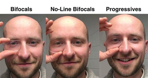 Differences Between Progressives And Bifocals Shown Progressive