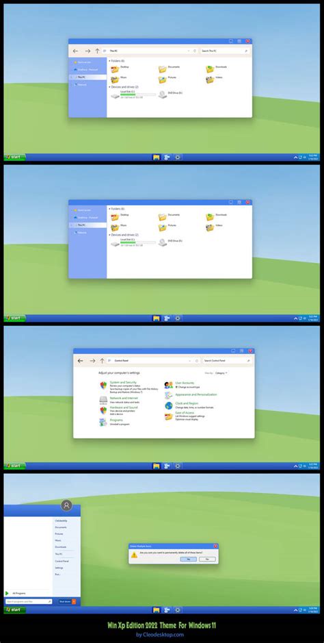 Windows Xp Edition 2022 Theme Windows 11 By Cleodesktop On Deviantart