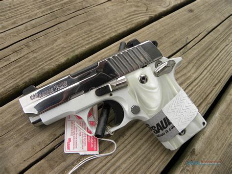 Special Sig Sauer P238 White Chrome 27 61 For Sale