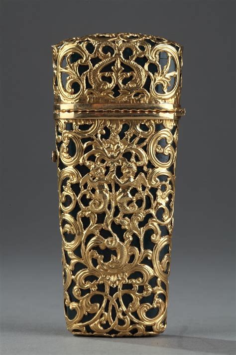 Etui en jaspe et or, travail anglais du XVIIIe siècle - N ...