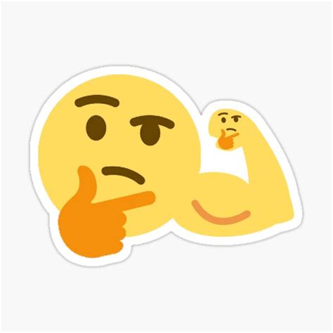 Want to discover art related to twitchemotes? Thinking Emoji Stickers | Redbubble