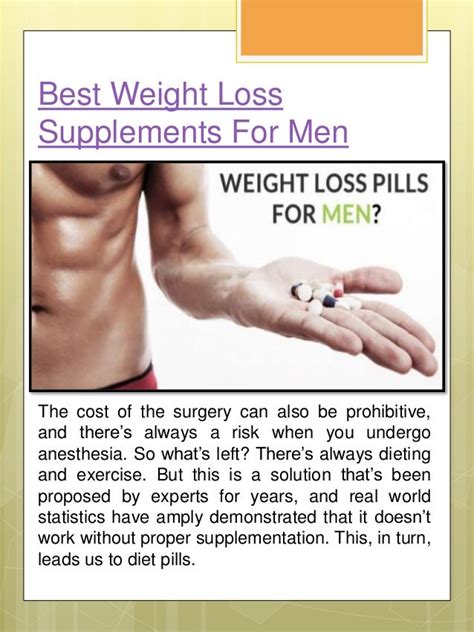 Best Diet Pills For Men