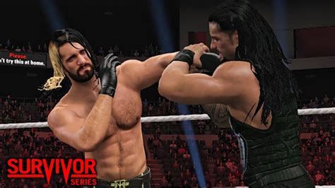 Wwe Survivor Series 2015 Seth Rollins Vs Roman Reigns Wwe World