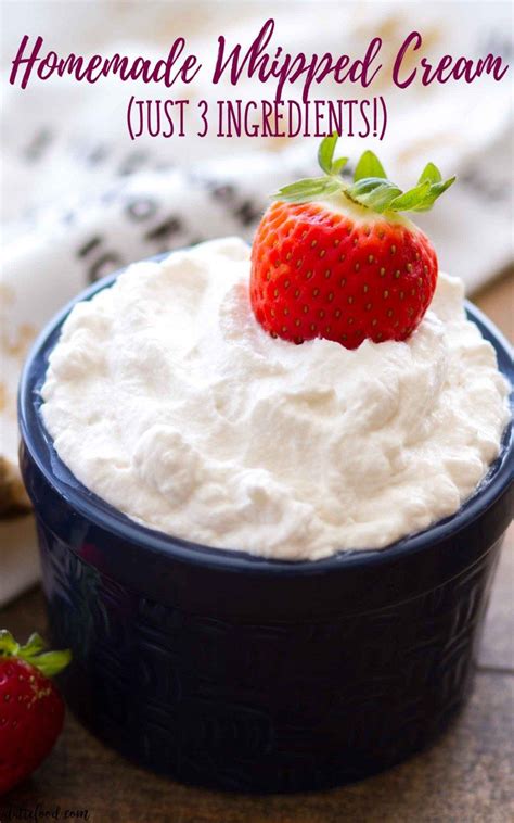 Whipped cream is such a versatile recipe to have around for drinks, desserts. Learn how to make homemade whipped cream with this super ...
