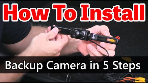 Here's a quick guide on how to install a reverse camera. 5 Step Backup Camera Installation - YouTube