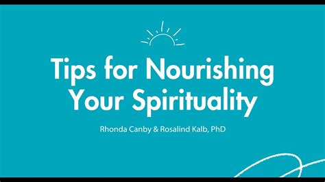Tips To Nourish Your Spirituality Youtube