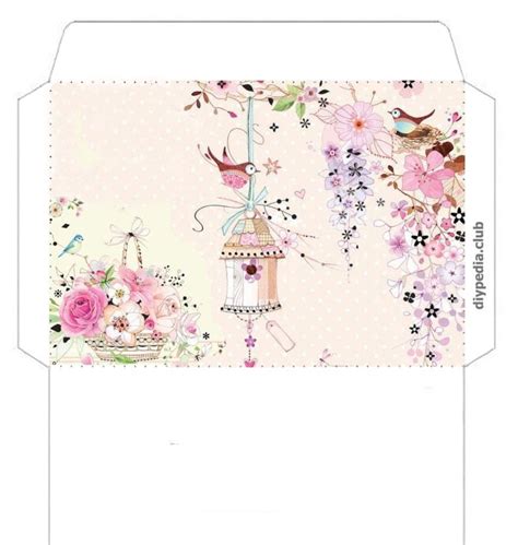 Floral Templates For Printing Envelopes Issue 4 • Diypedia