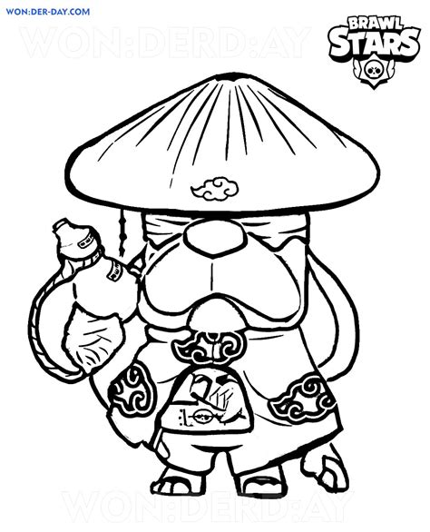 Starr force will be arriving shortly with the newest addition to the brawler team coming from space: Colonel Ruffs Brawl Stars coloring pages 2021 - Printable
