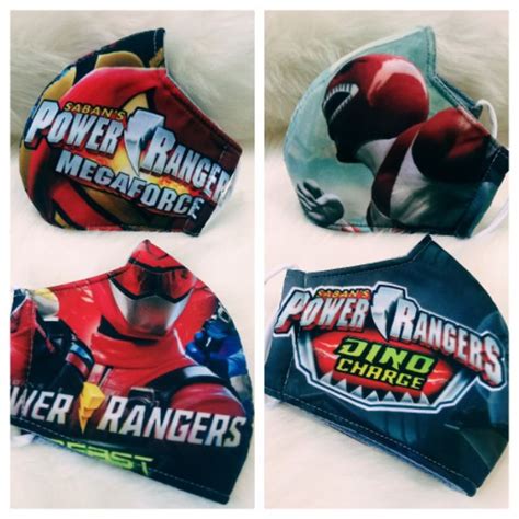 Using fabric in red, green, yellow, purple, and other colors, pe's fellow frontliners get to live out their.  Be aware of H1N1 & Covid-19  POWER RANGER Kids Washable ...