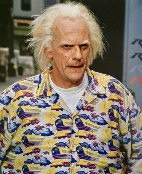 Christopher Lloyd Doctor Emmett Lathrop Brown Iconic Movies Back